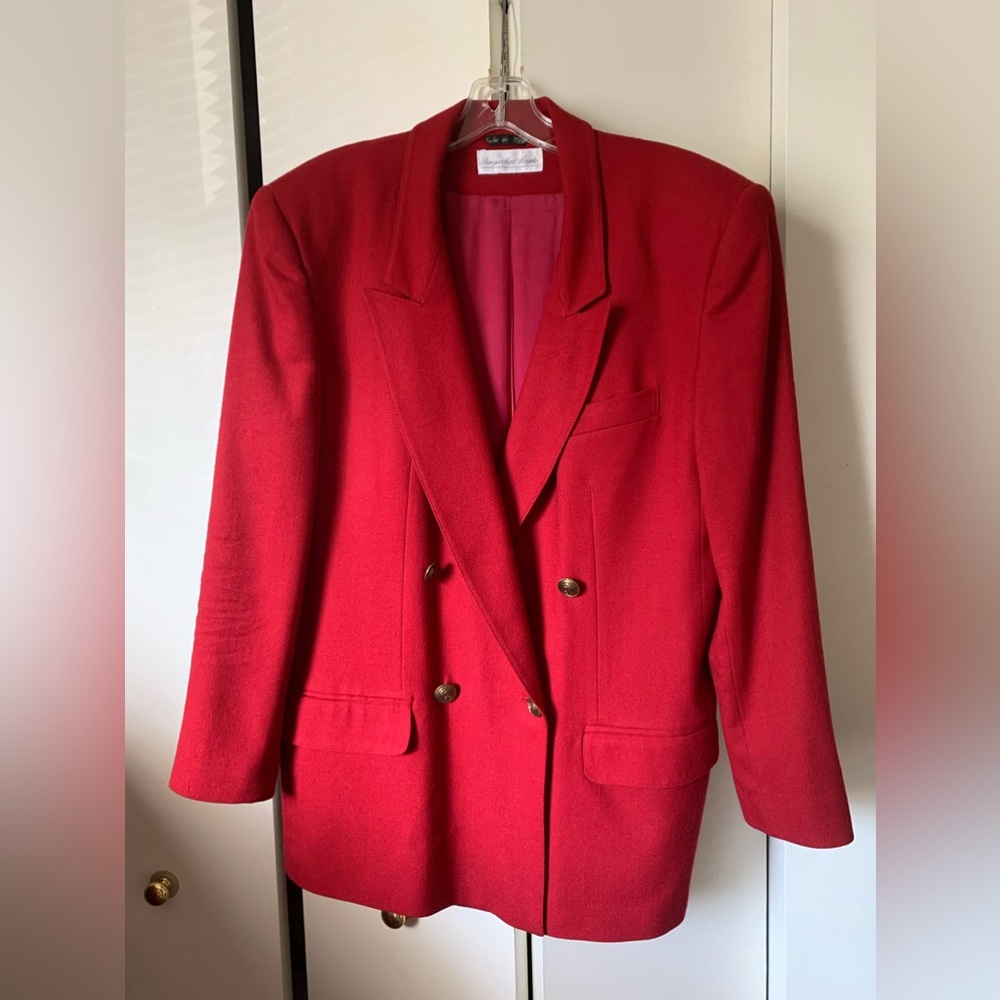 Red Giorgio Sant’ Angelo Blazer Egyptian Made